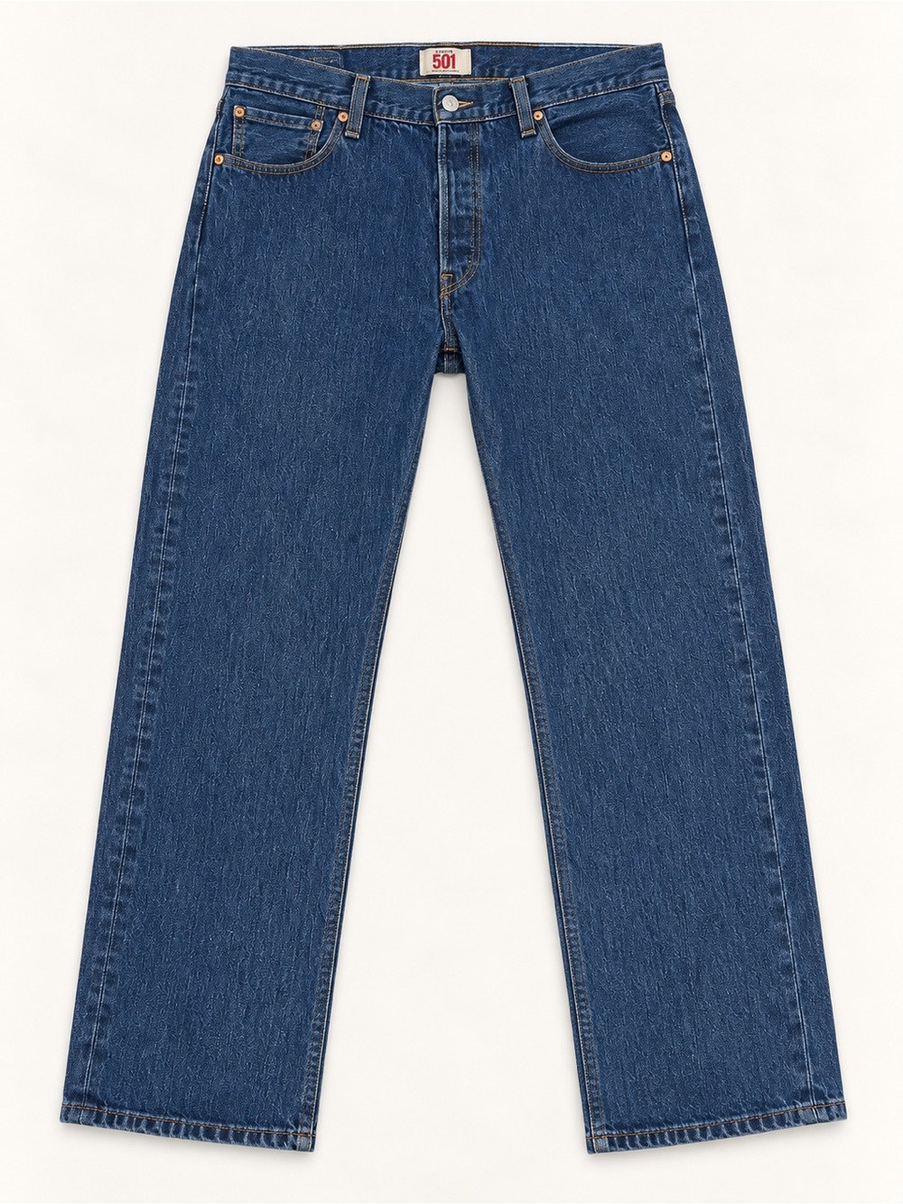 Levi’s 501 Original Men’s Jeans W36 L30 Dark Indigo Straight Leg Button Fly